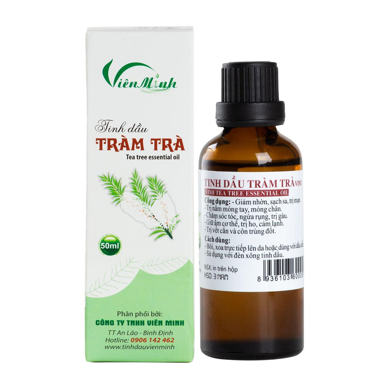  Tinh dầu tràm XK Xông sát khuẩn mũi họng, ngừa viêm hô hấp