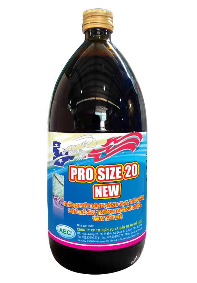  Pro Size 20 New - Hỗ trợ điều trị tôm bỏ ăn, trống đường ruột, tôm tấp mé