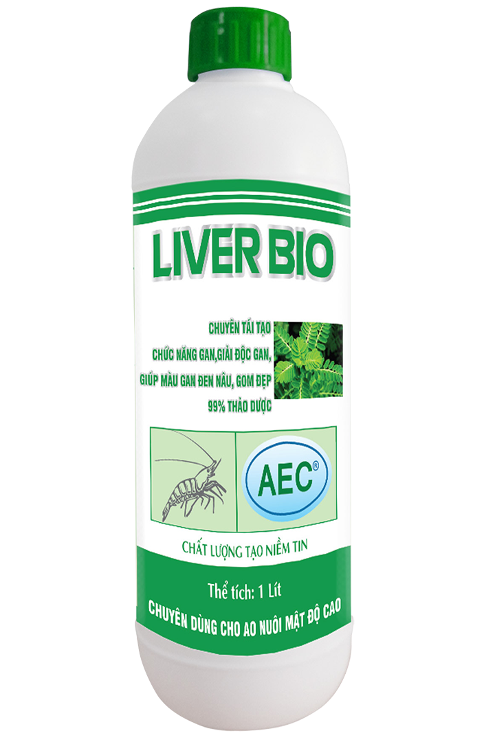 Liver Bio - thảo dược tái tạo, phục hồi chức năng, giúp màu gan tôm đen nâu, bóng đẹp