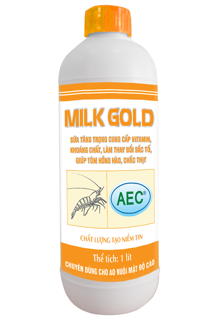  Milk Gold - Au My AEC - Giúp tôm tăng trọng, chắc thịt