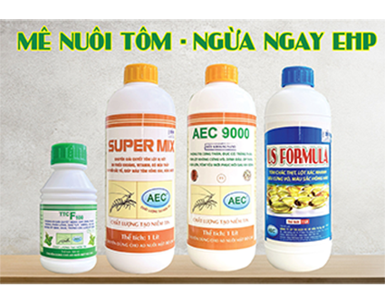  Combo EHP - Bộ sản phẩm phòng và trị EHP giúp tôm mau lớn đều cỡ
