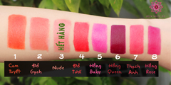 7 TONE màu son hot “khuấy động” trong đêm tiệc Noel?