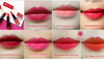 Tiết lộ bảng màu son Collagen Thảo Dược LÂU TRÔI TRỊ THÂM MÔI đẹp ngất ngây